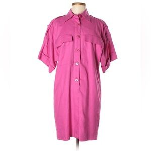 Vintage Pink Shirt Dress